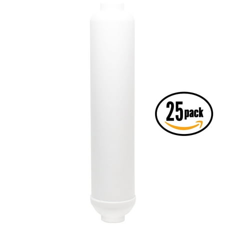 25 Pack Replacement AMI AAA 246PU UV Inline Filter Cartridge Universal 10 inch Cartridge for AMI AAA 24 GPD 6 Stage Home Reverse Osmosis System w Pump Denali Pure Brand