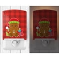 thumbnail image 2 of Caroline's Treasures BB8778CNL Christmas Gingerbread Presents Ceramic Night Light, 6x4x3", multicolor, 2 of 2