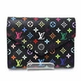 thumbnail image 1 of Pre-Owned LOUIS VUITTON LV x TM Portefeuille Victorine Tri-fold Wallet M14163 Black..., 1 of 6