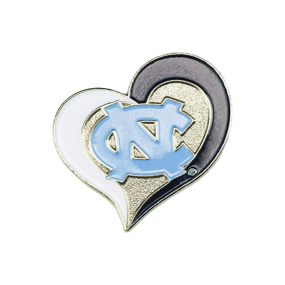 North Carolina Swirl Heart Pin