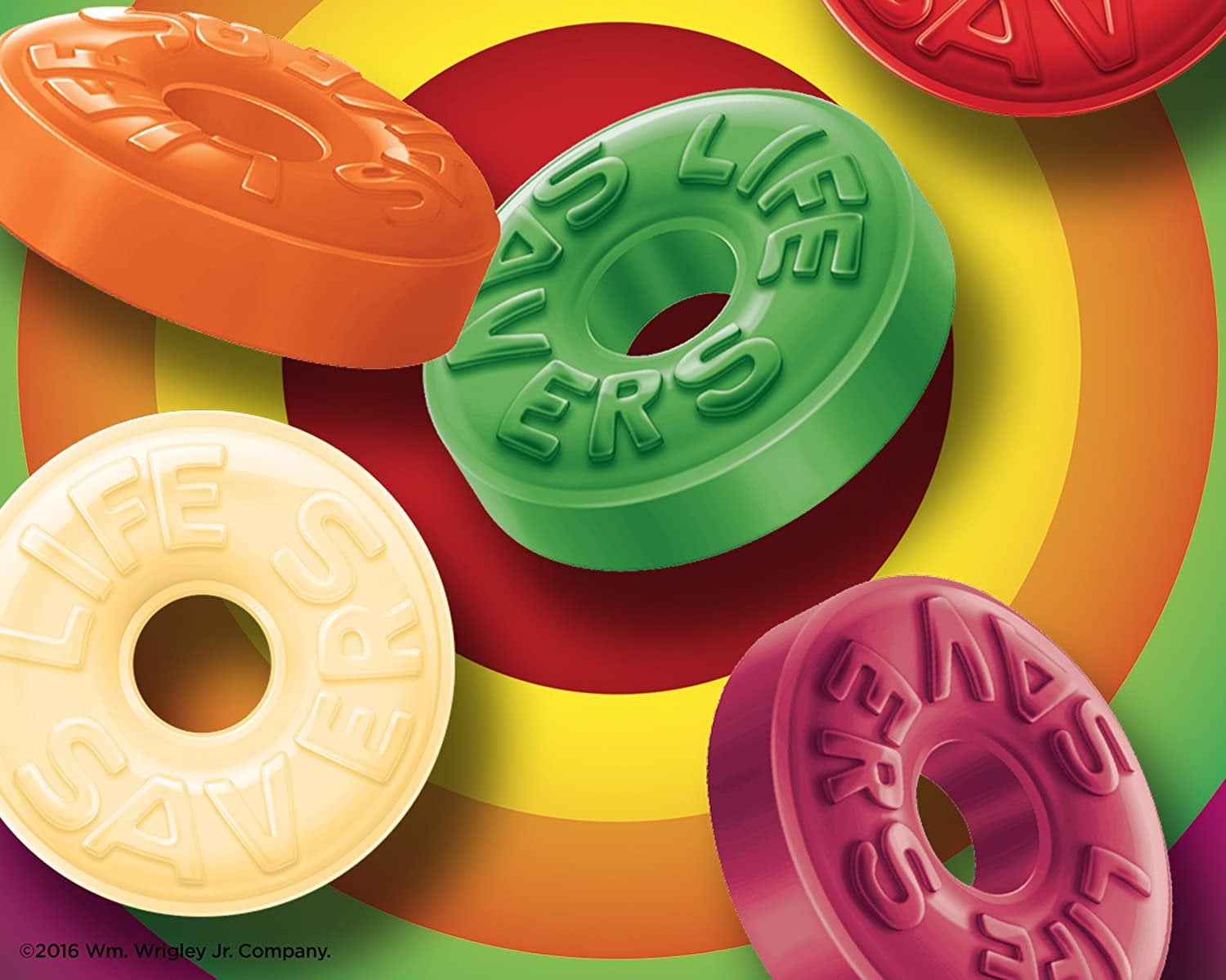 Life Savers Five Flavors Hard Candy, Pack of 2, Total Count 20 (10 per Box)