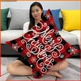 thumbnail image 4 of Injueey Fundas de almohada navideñas, funda de almohada de lino, funda de cojín de Navidad, sofá cama, dormitorio, coche, sala de estar, Suministros térmicos Tipo 2 Injueey HA070184-02, 4 of 6