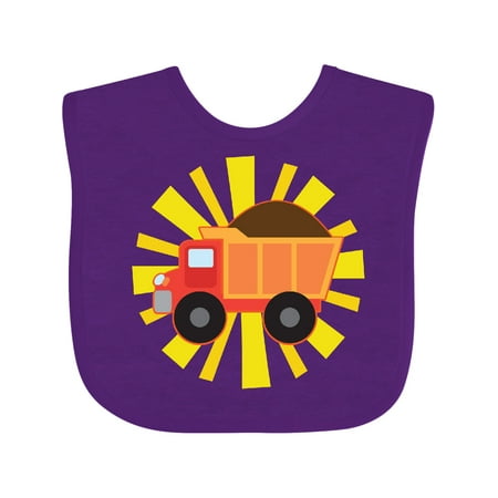 

Inktastic Truck Construction Boys Boys or Girls Baby Bib