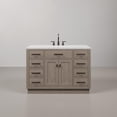 thumbnail image 2 of Water Creation Chestnut 48" Wood Single Bathroom Vanity in Gray/Rubbed Bronze, 2 of 11