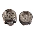 thumbnail image 3 of Herb Grinder, Spice Grinder 3 Layers Skull Shaped  for Cooking Red Bronze,Bronze, 3 of 8
