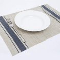 thumbnail image 3 of Leetaltree Khaki Grey Placemats，4PC, 3 of 6
