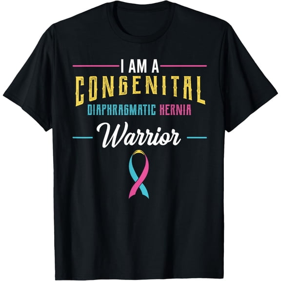 Exquisite and comfortable-Congenital Diaphragmatic Hernia Awareness Ribbon CDH Warrior T-Shirt