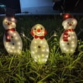 thumbnail image 5 of Christmas Snowman Figure, Light-Up Design for Home Decor, Holiday Christmas Decorations for Indoor Use, 5 of 8
