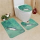 thumbnail image 1 of Juego de alfombras de baño ABPHQTO HMAS Cerberus 3 piezas Alfombra de baño Alfombra de contorno Tapa de inodoro, 1 of 2