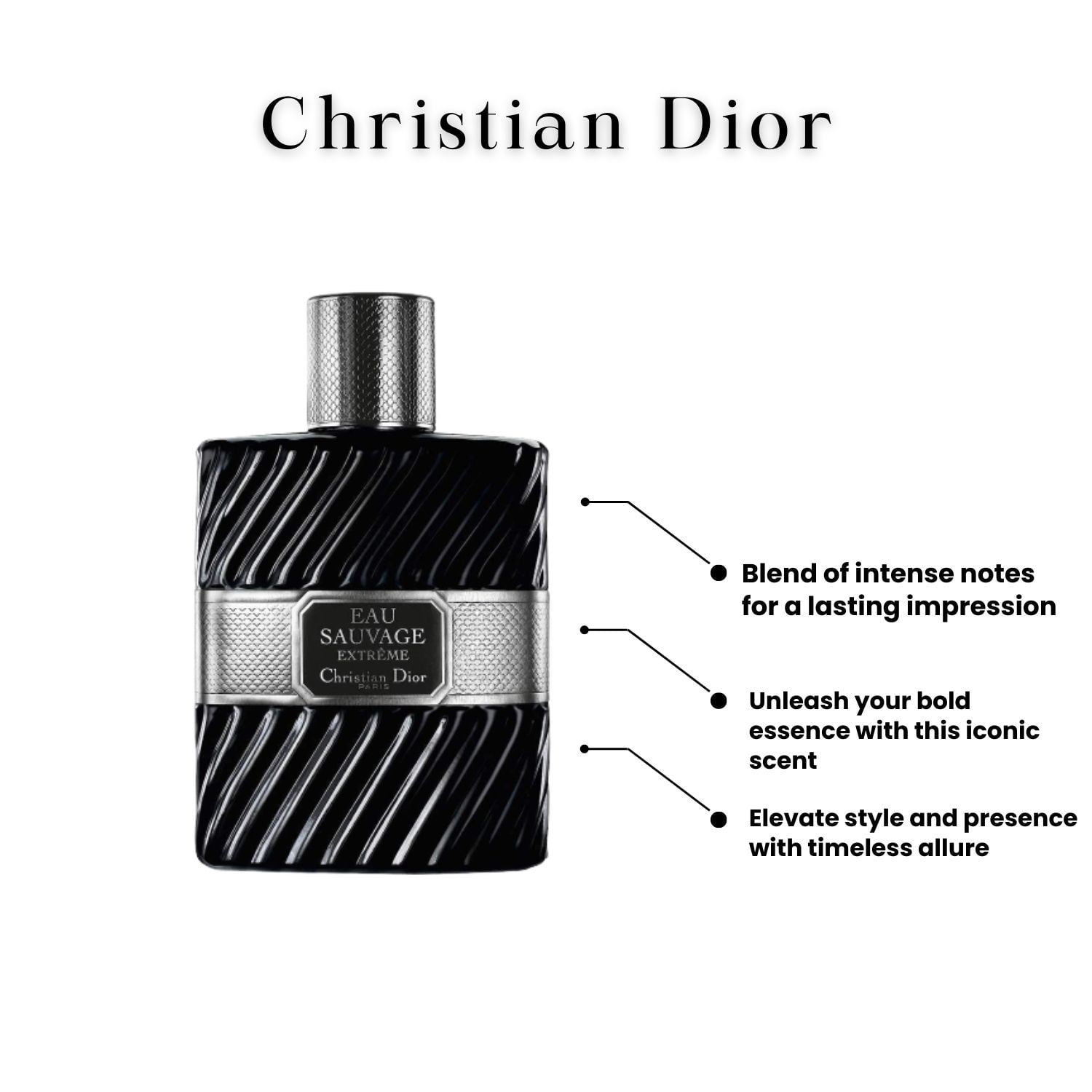 Christian Dior Eau Sauvage Extreme, Eau De Toilette - 3.4 oz 