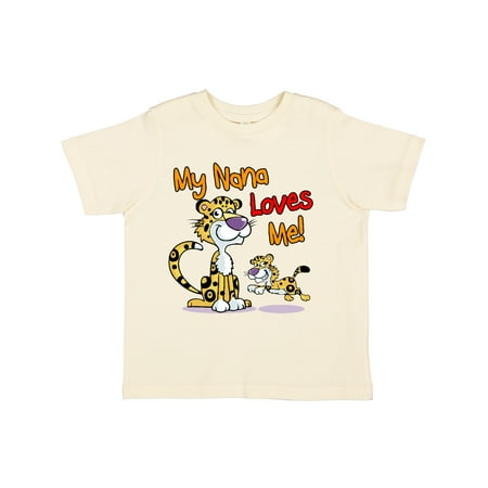 

Inktastic My Nana Loves Me Cat Gift Toddler Boy or Toddler Girl T-Shirt