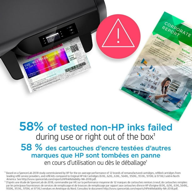 HP 952 Cyan, Magenta & Yellow Original Ink Cartridges, 3-Pack