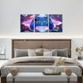 thumbnail image 4 of Gaming Wall Art for Living Room Neon Honeycomb Gamer Poster Prints Video Game Consoles Red Hexagon Lights 3 Picture Sets Wall Decor,Kids Bedroom Decor, 4 of 6