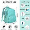 thumbnail image 6 of Cute Small Backpack for School, Lightweight Daily Use School Bag with Vintage Polka Dot Design, Compact and Trendy Travel Backpack for Girls, 6 of 6