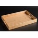 thumbnail image 2 of Bamboo Square Tray Wooden Rectangular Plates for Food Snacks, 2 of 4