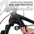 thumbnail image 3 of WEST BIKING Bike Fork Bomba de aire 320PSI Bomba de bicicleta de alta presión con indicador digital Ndcxsfigh  Accesorios para bicicletas, 3 of 9