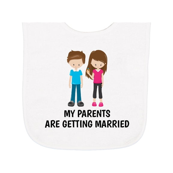 Inktastic My Parents Are Getting Married Baby Terry Cloth Bib