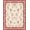 Ivory, Pattern 1, variant on ODIKA 4' x 6' Machine Washable Non-Slip Area Rug, Middle Eastern Medallion High Traffic Rug, Pink, 342221