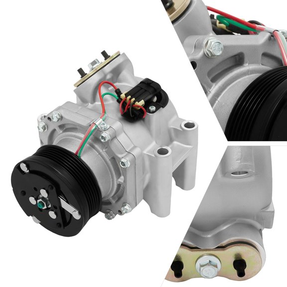 For 2002-2009 Chevy Trailblazer GMC Envoy 4.2L A/C Compressor w/ Clutch 25825339