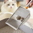 thumbnail image 5 of Stainless Steel Fine Mesh Cat Litter Scoop Easy To Clean Non-Stick Shovel For Reptiles Sand Efficient Durable Litter Scoop, 5 of 10