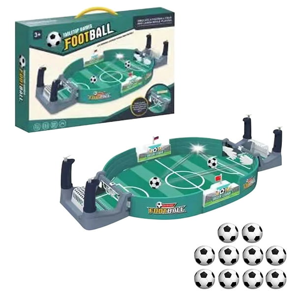 Juguete Mini futbolín con 2/4/6/10 balones de fútbol, juego de futbolín interactivo, juegos para padres e hijos, Navidad, regalo de cumpleaños para más de 3 niños y adultos AMMAO MXZZ23418A3613