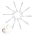 thumbnail image 1 of productos cosméticos Paquete de 100 espátula de maquillaje, espátula de maquillaje, minicuchara de plástico para crema para el cuidado de la piel, mezcla y crema de muestreo Ormromra LN-2346, 1 of 5
