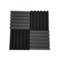 thumbnail image 7 of Bookishbunny 8 Pack Premium Self-Adhesive Glue Acoustic Foam Tiles Sound Proof 12 x 12 x 2 inch  Black & Gray, 7 of 7