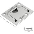 thumbnail image 3 of Boat Hatch Pull, Recessed Boat Hatch, Stainless Steel Marine Handle, Marine Cabinet Pull, 3 of 5