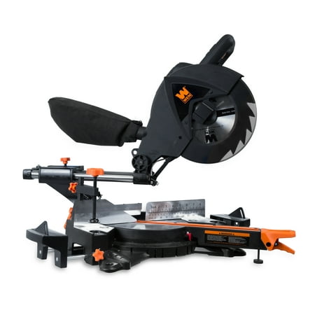 WEN 15-Amp Two-Speed Single Bevel 10-Inch Sliding Compound Miter Saw With Smart Power Technology,