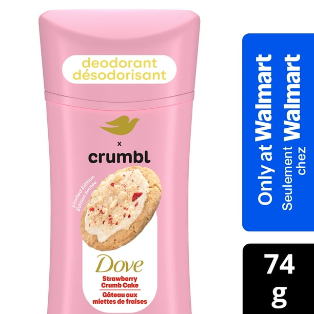 Dove Crumbl Aluminum-Free Deodorant Stick Strawberry Crumb Cake 74
