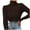 Coffee, variant on Womens Plain Tshirts Long Sleeve Going Out Tops for Women Fall Solid Color Turtleneck Bottom Sweater Pullover Knit Cute Tee Shirts Coffee L