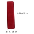 thumbnail image 4 of 2Pcs High-end Flannel Jewelry Boxes Delicate Necklace Pendants Earrings Jewelry Storage Container (Wine Red), 4 of 6