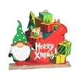 thumbnail image 3 of Decoraciones navideñas de mesa, centro de mesa navideño, decoraciones artesanales, letrero de madera navideño para el hogar, interior, granja A, 3 of 8