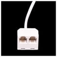 thumbnail image 2 of Adaptador divisor de cable telefónico RJ11 hembra a macho (2 unidades, 6P4C), 2 of 5