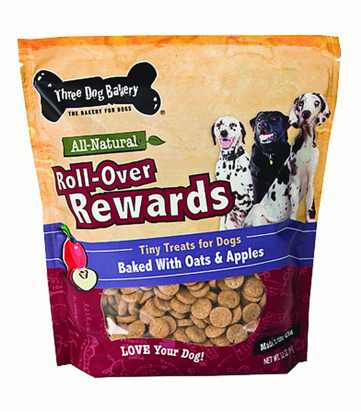 Three Dog Bakery Itty Bitty Bones Oats and Apples Limited Ingredient