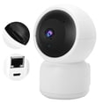 thumbnail image 5 of Cámara de seguridad domo 1080P WiFi seguimiento automático PanTilt inteligente con tarjeta de memoria 64G interfaz Ethernet RJ45 100240V (enchufe de EE. UU.), 5 of 5
