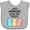 AC-Heather Grey, variant on Inktastic Easter Just Hangin' with My Peeps Boys or Girls Baby Bib