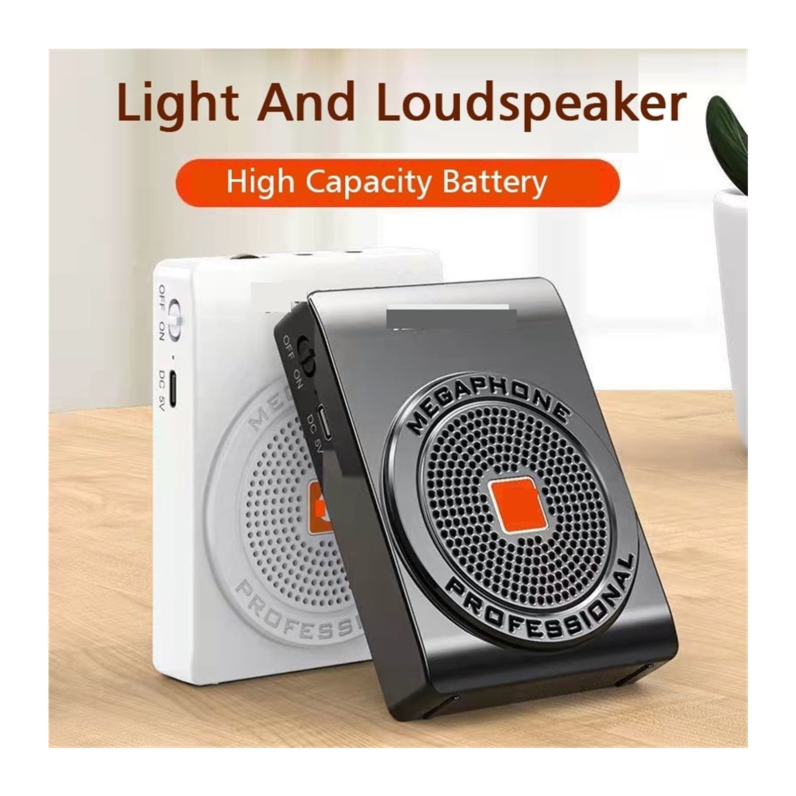 Loudspeaker Teacher Teaching Wired Headset Outdoor Guide Mini Waist Microphone Blue-tooth Speaker High Power Mmicrophone ,Wide Coverage Area