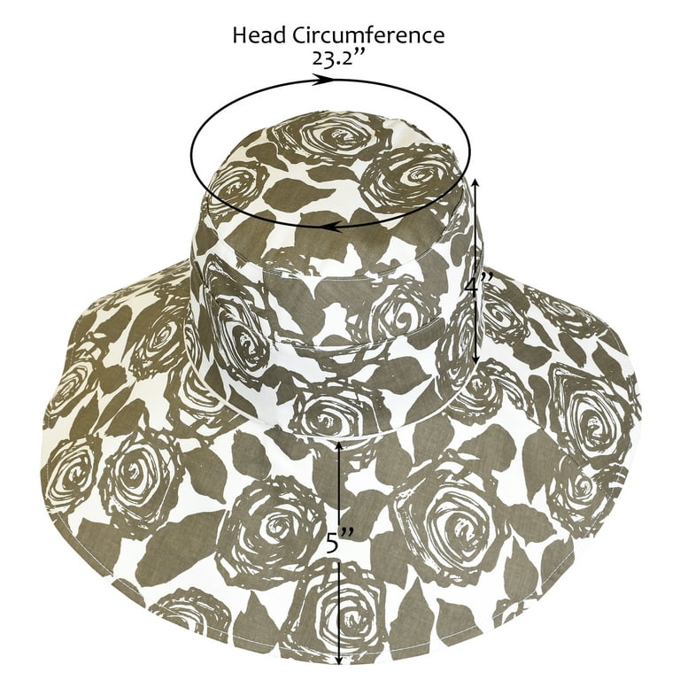 Terra Women Sun Hat Packable Wide Brim UV Protection Beach Hat