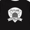 thumbnail image 4 of Inktastic Fencing Future Fencer Sports Boys or Girls Long Sleeve Toddler T-Shirt, 4 of 5