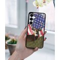 thumbnail image 5 of WIRESTER Shockproof Soft Rubber Cover Case for Samsung Galaxy S25 FE 5G 6.7" 2025, Vintage American USA Flag Deer, 5 of 5