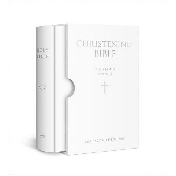 HOLY BIBLE: King James Version (KJV) White Compact Christeni