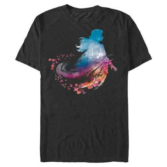 Disney Frozen 2 Anna Wind T-Shirt- Short Sleeve Blended T-Shirt for Adults - Customized-Dark Heather
