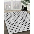 thumbnail image 3 of Ahgly Company Machine Washable Indoor Square Transitional Gray Area Rugs, 3' Square, 3 of 7