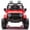 Red, variant on Zimtown 12V Kids Ride On Truck Car w/Parent Remote Control, LED Lights - Black