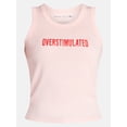 thumbnail image 5 of Social Edition Women's Overstimulated Graphic Tank Top, Sizes XXS-XXL, 5 of 5