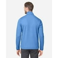 thumbnail image 3 of CORE365 CE73 Men's Venture Heathered Stripe Quarter-Zip Pullover-True Royal/ White-S, 3 of 6