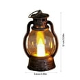 thumbnail image 2 of Electronic Candle Ambient Light Christmas Small Oil Lamp Mini Wind Light Night Light Holiday Decor, Flickering Flame Simulation, Safe, Portable, Adjustable Switch, 2 of 7