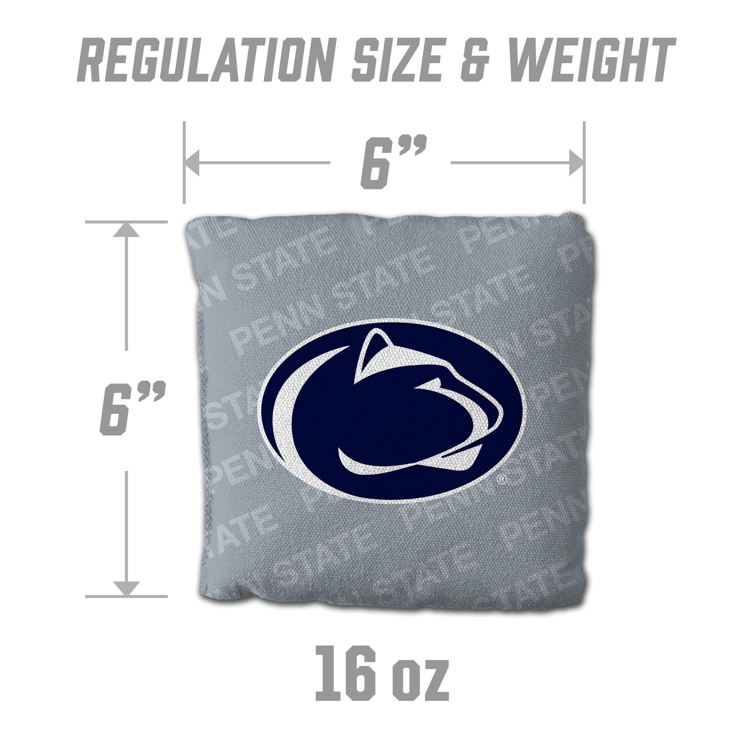 NCAA Penn State Nittany Lions Cornhole Bags - 4PK - Grey