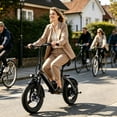 thumbnail image 4 of Bodywel 14 inch Folding Electric Bike for Adults and Teens, Peak 500W Motor, 20MPH, 36V 10Ah Battery, 20 Miles Range, Mini Ebikes, UL2849 Certified, 4 of 12